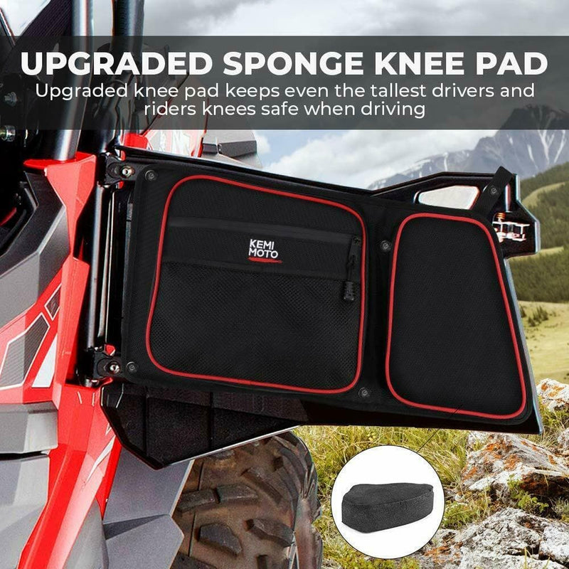 Load image into Gallery viewer, Rear Side Door Bags Knee Pad for Polaris RZR XP 4 1000/4 900/4 Door Turbo
