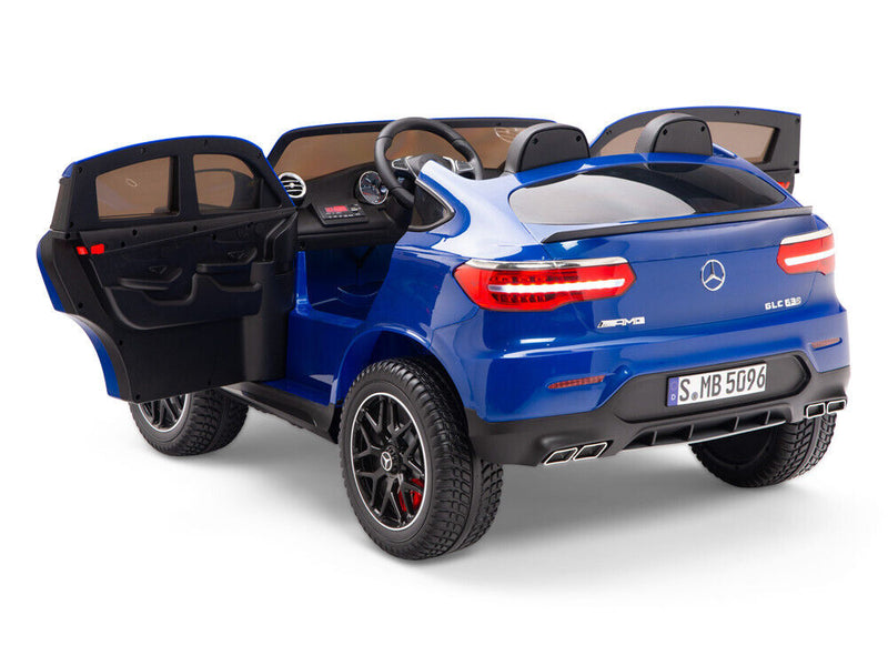 Load image into Gallery viewer, 12V Power Mercedes GLC63S 2 SEAT Children&#39;s Electric Ride-on Car with Wheels
