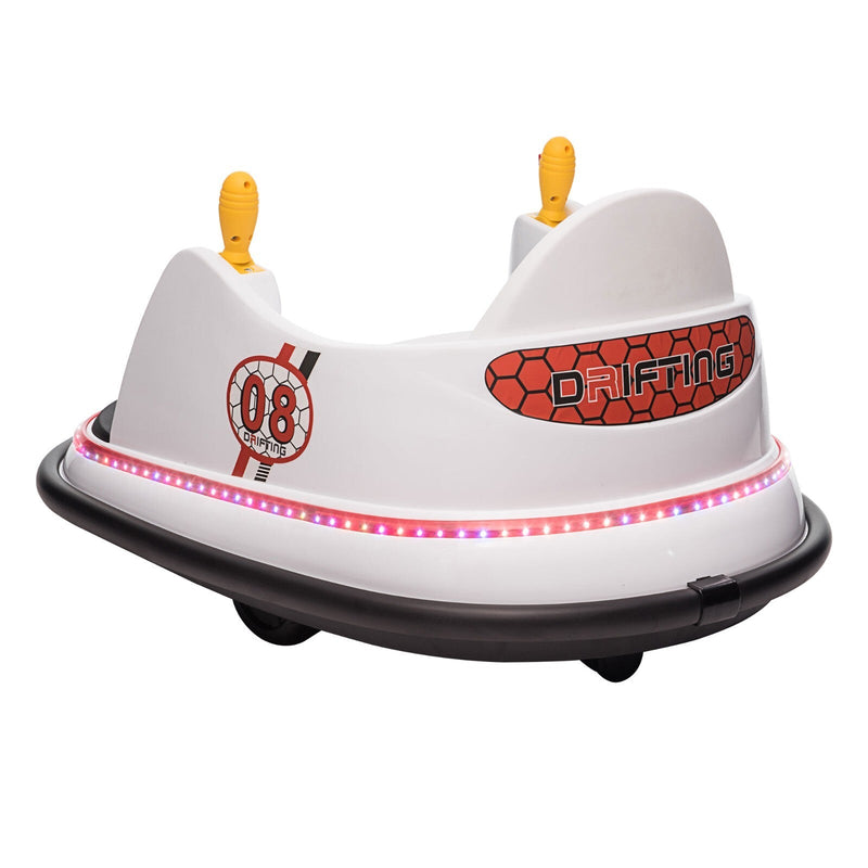 Load image into Gallery viewer, 6V Kids Ride-On Bumper Car with Remote Control, 360° Spin and Flashing Lights for Toddlers
