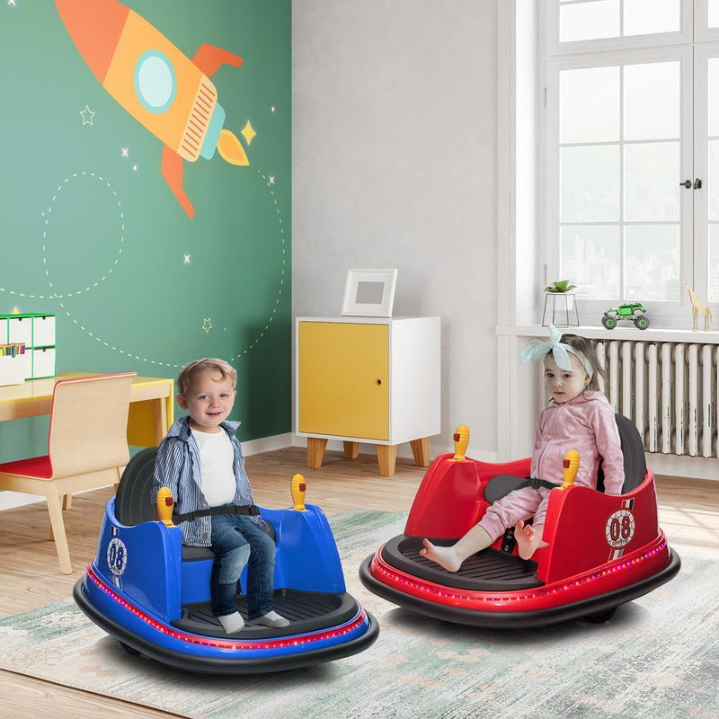 Load image into Gallery viewer, 360° Spinning Electric Bumper Car for Kids with Remote Control and MP3 Player
