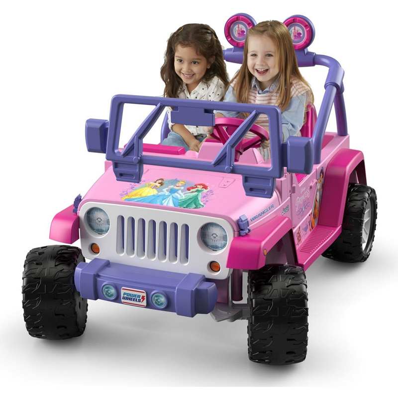Load image into Gallery viewer, Pink Princess Electric Car Toy Truck SUV Ride On for Kids with Sound Effects - Ideal for Girls
