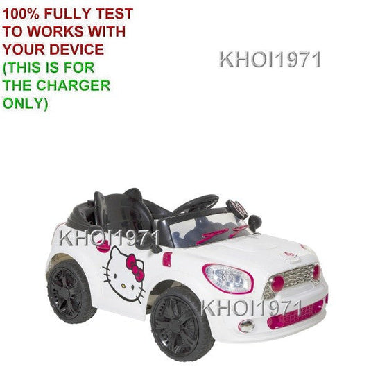 AC Wall Charger Adapter for 6V Ride-On Car Battery Compatible with Karaoke Models