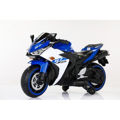 Load image into Gallery viewer, 12V Electric Kids Ride-On Dirt Bike with Training Wheels for Children
