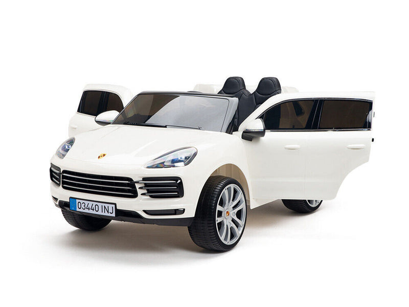 Load image into Gallery viewer, 12V Electric Porsche Cayenne Children&#39;s Ride-on Car with EVA Rubber Tires
