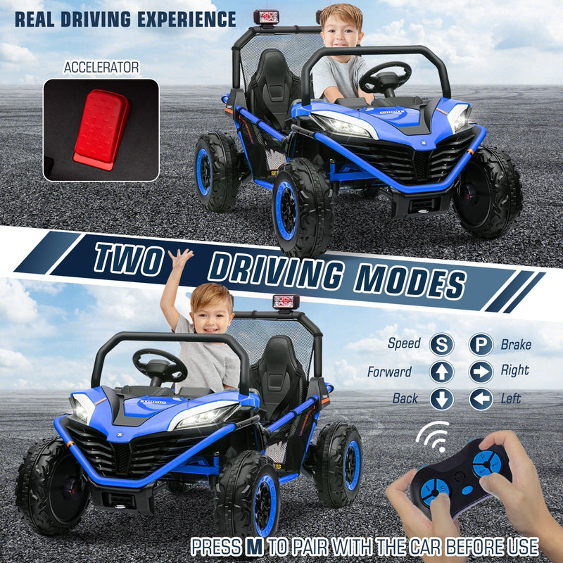 Load image into Gallery viewer, 24V Electric Kids Ride-On UTV Truck with 2 Seats, 4WD and Remote Control, 4x80W Motors
