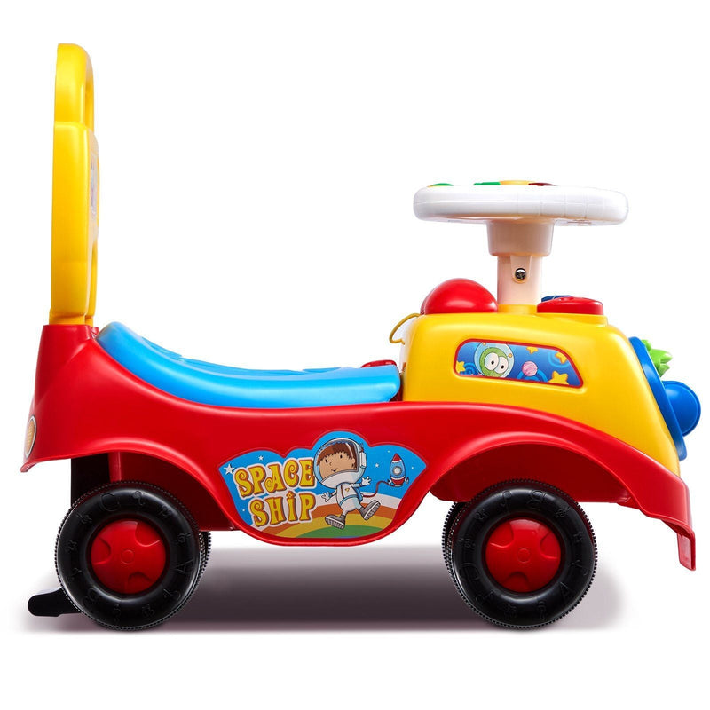 Load image into Gallery viewer, Toddler Ride-On Push Car with Music and Steering Wheel for Ages 1-3
