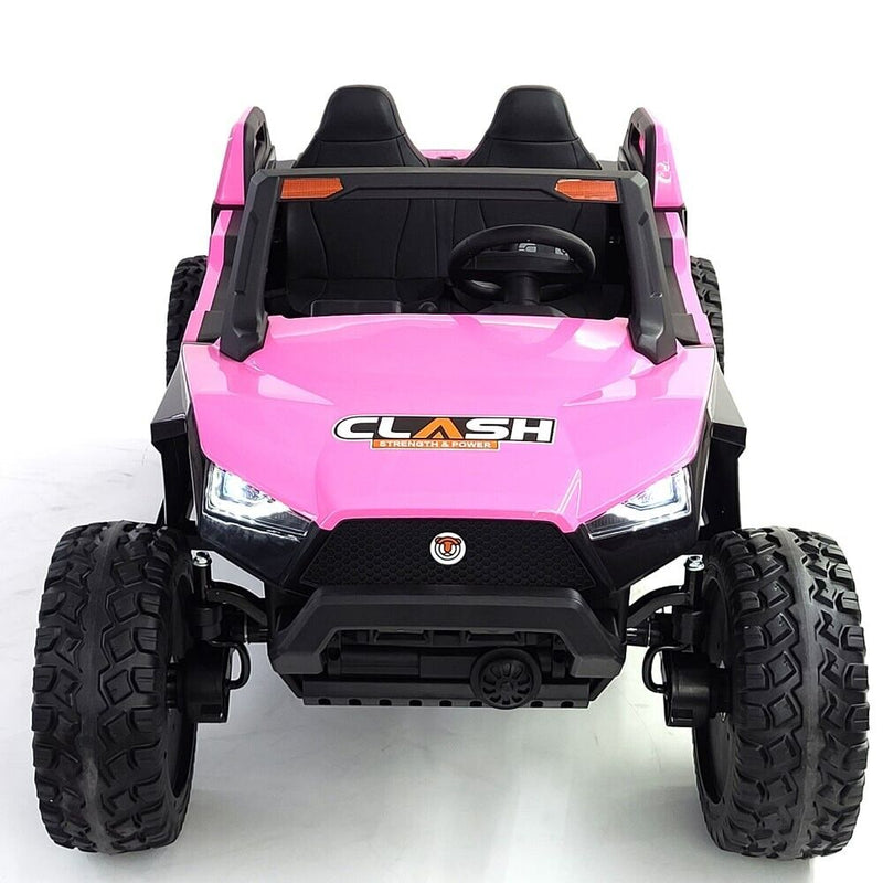 Load image into Gallery viewer, Pink 24V Children&#39;s Ride on Car 4×4 UTV Buggy with 2 Seats, Remote Control, and Bluetooth Connectivity
