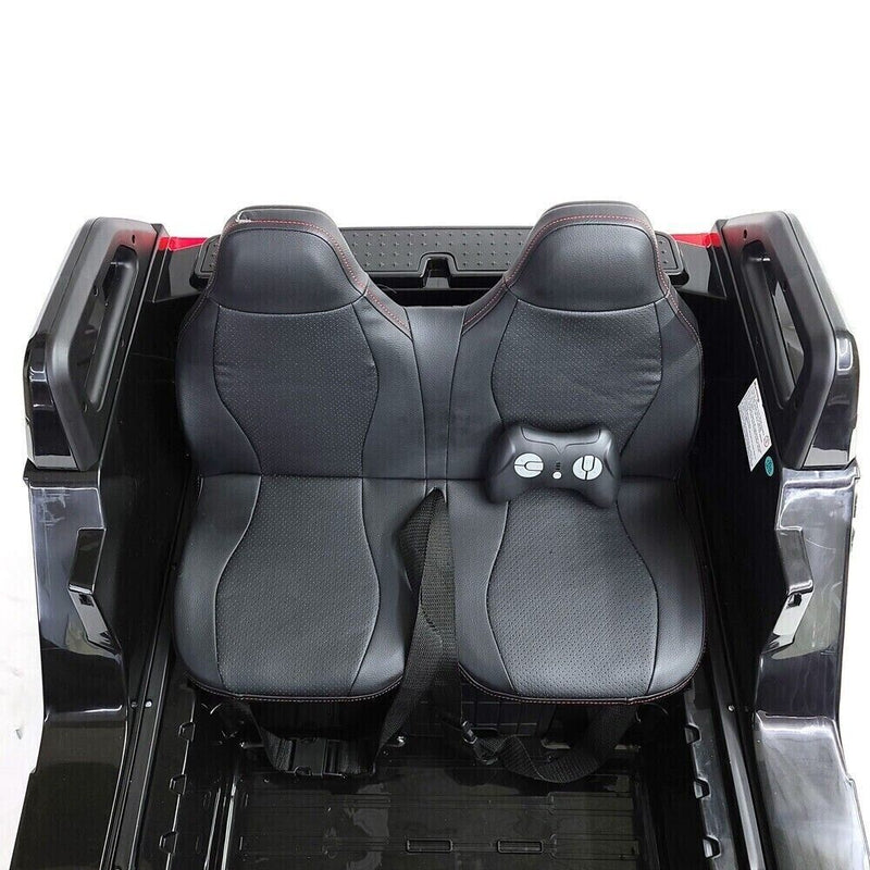 Load image into Gallery viewer, Red 24V Kids Ride-On Car 4×4 UTV Buggy with Remote Control and Bluetooth Connectivity
