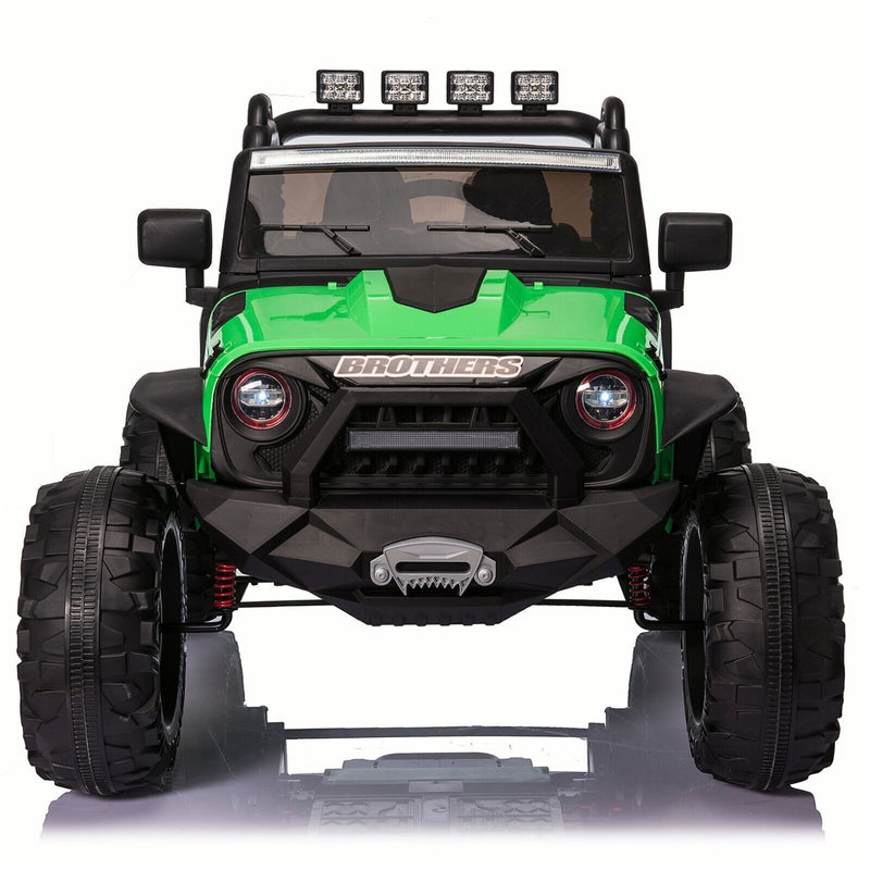 Load image into Gallery viewer, 2 Seater 24V Kids Ride On Truck with Remote Control, LED Lights, and 3 Speeds - 2x200W Power
