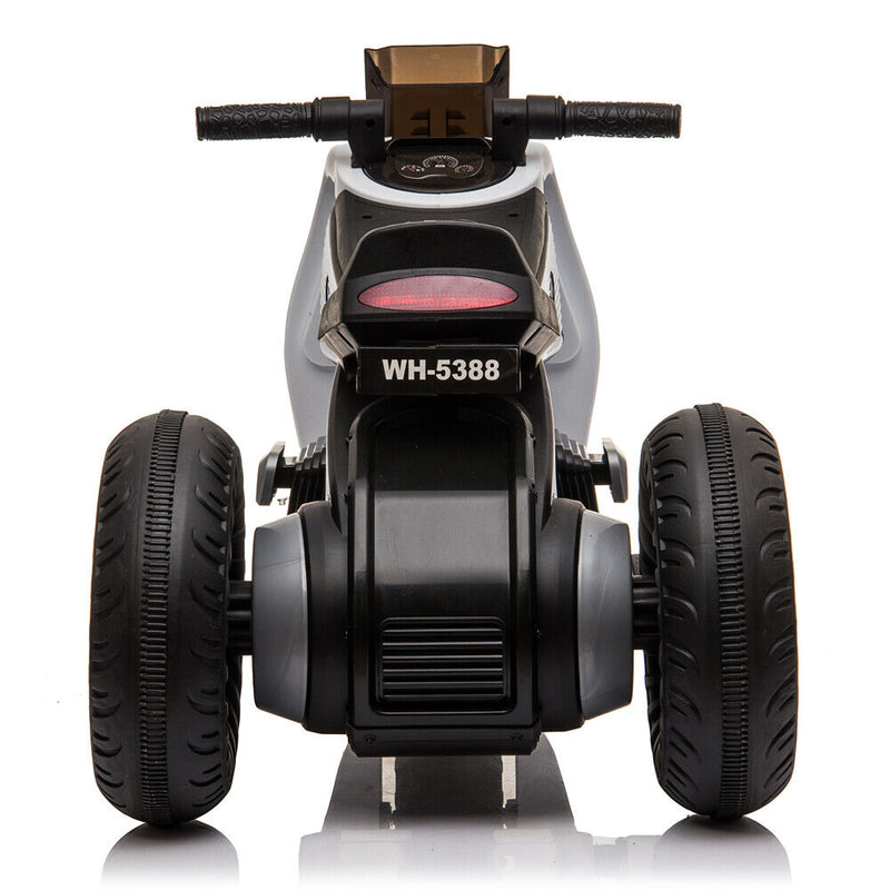Load image into Gallery viewer, 3-Wheel Double Drive Electric Motorcycle for Kids in White
