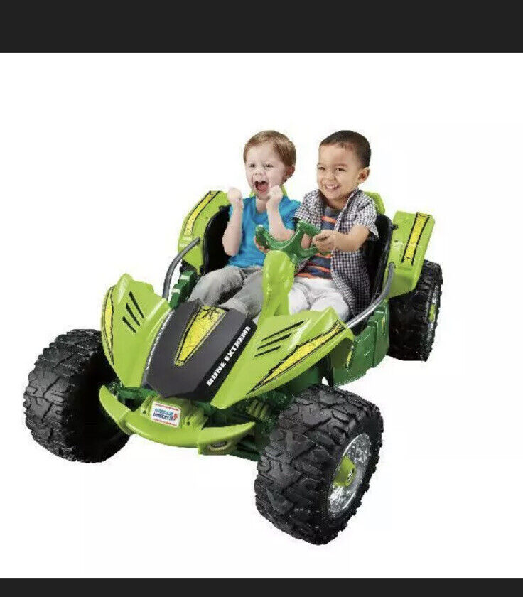 Load image into Gallery viewer, 12V Power Wheels Dune Racer Extreme Electric Ride-On Car for Children GREEN Brand New
