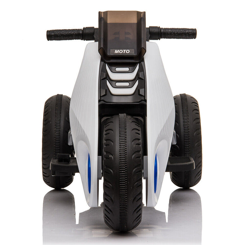 Load image into Gallery viewer, 3-Wheel Double Drive Electric Motorcycle for Kids in White
