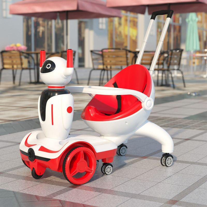 Load image into Gallery viewer, TOBBI 3-in-1 Electric Ride On Car for Toddlers - Remote Control Robot Buggy Toy Gift for Kids
