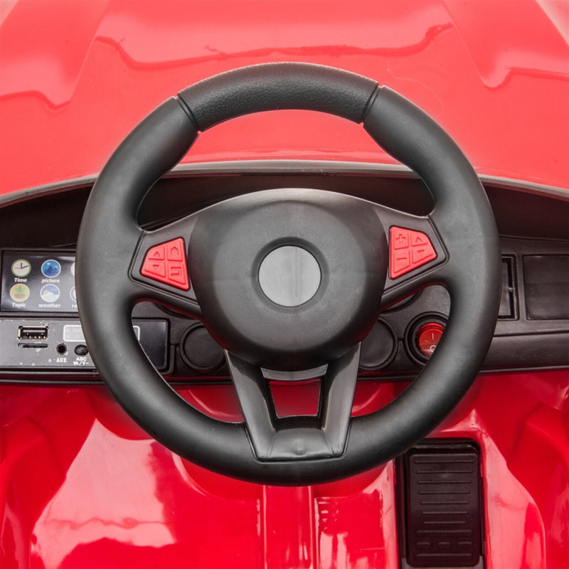 Load image into Gallery viewer, Electric Ride-On Car for Kids with Remote Control and LED Lights - Black
