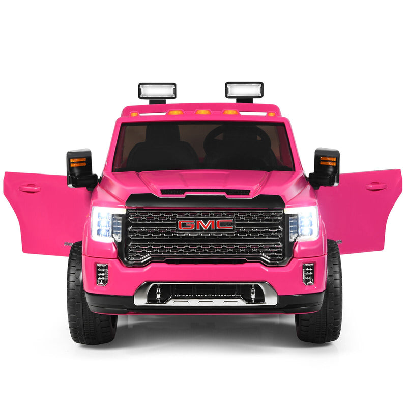 Load image into Gallery viewer, Licensed GMC 2-Seater Pink Ride On Truck for Kids with Remote Control - 12V
