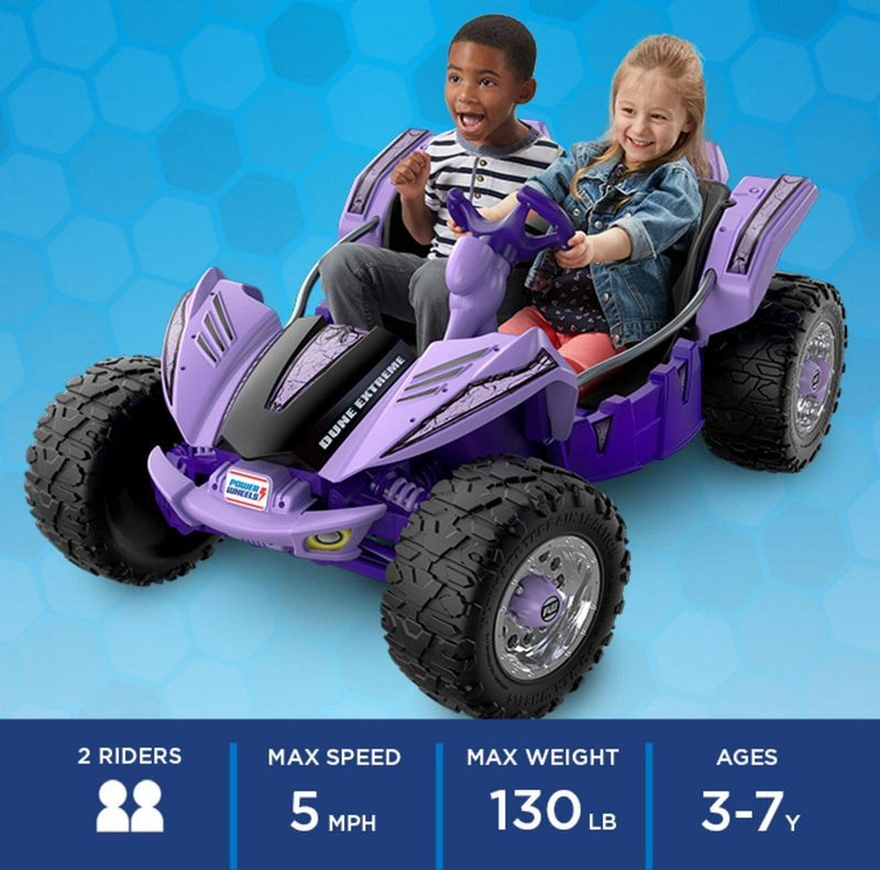 Load image into Gallery viewer, Green 12V Dune Racer Extreme Ride-On Vehicle by Power Wheels
