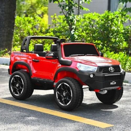 Load image into Gallery viewer, 2*12V Licensed Toyota Hilux Ride-On Truck Car 2-Seater 4WD with Remote Control and Custom Paint
