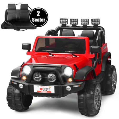 Load image into Gallery viewer, 2-Seater Remote Control Ride-On Truck with Storage Room - 12V
