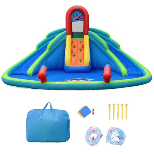 Load image into Gallery viewer, Modern Long-lasting Kids&#39; Blow-up Water Slide Bounce Castle with Carrying Pouch
