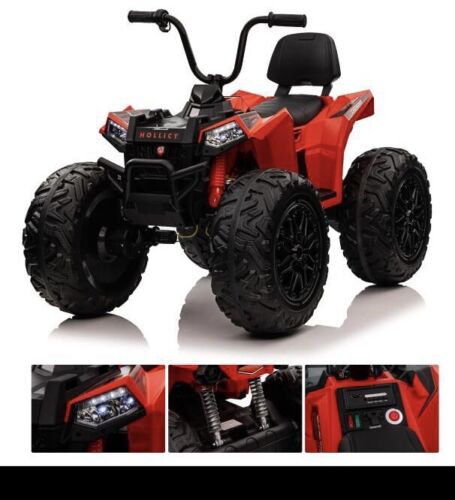 Load image into Gallery viewer, 24V Children&#39;s Electric ATV Ride-On Toy, Rubber Tires, Hand Accelerator, Music Player, LED Illumination
