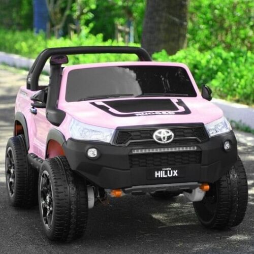 Load image into Gallery viewer, 2*12V Authorized Toyota Hilux Ride-On Truck Vehicle 2-Passenger 4x4 with Remote Control - Pink
