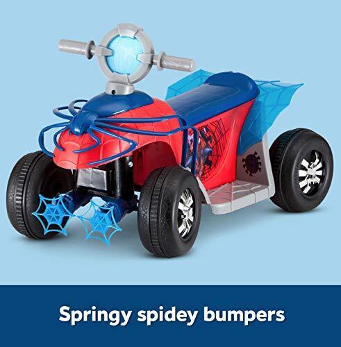 Marvel's Spider-Man Premium Toddler Quad Ride-On for Kids 18-30 Months by Kid Trax