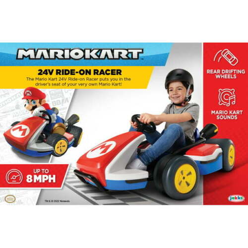 Load image into Gallery viewer, Super Mario Kart 24V Battery-Powered 3-Speed Drift Ride-on Racer
