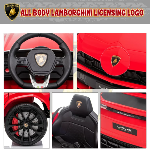 Load image into Gallery viewer, Licensed Lamborghini Urus Kids Ride-On Truck with Remote Control - 12V Battery Powered
