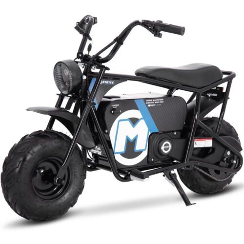 Load image into Gallery viewer, MotoTec 48v 1000w Electric-Powered Mini Motorcycle in Sleek Black
