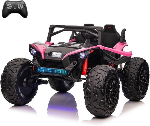 Load image into Gallery viewer, 24V 2 Seater Electric UTV with Remote Control Steering 4x4 Off-Road Vehicle Sound System LED Lights
