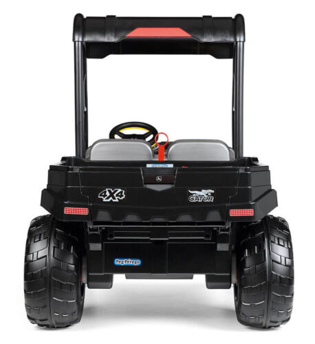 Load image into Gallery viewer, Peg Perego John Deere Gator XUV in Sleek Midnight Black - 12-Volt Battery-Powered Ride-On Vehicle
