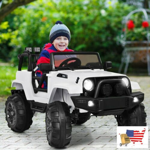 Load image into Gallery viewer, 12V Kids Ride-On Toy Truck with LED Lights
