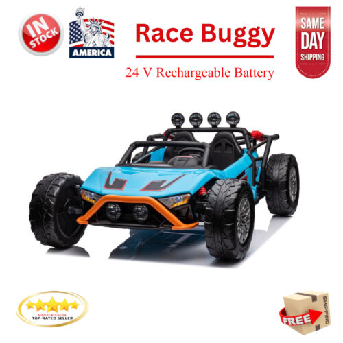 Load image into Gallery viewer, Super Slash Monster 2 seater Ride-on Race Buggy with 24V Power and Rubber Tires
