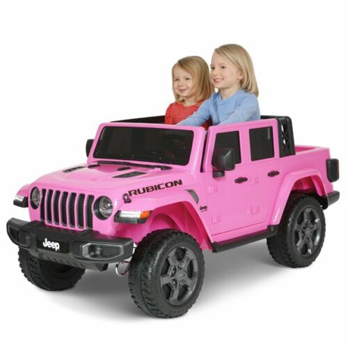 Load image into Gallery viewer, 12 volt Pink Jeep Gladiator Electric Ride-On Toy Vehicle - Fast and Secure Delivery
