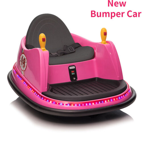 Load image into Gallery viewer, Stylish Pink 6V 7A.h Bumper Car for Endless Fun
