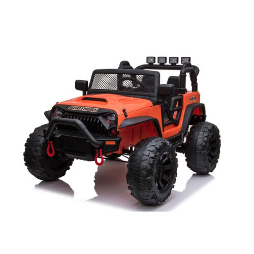 Load image into Gallery viewer, Orange Dual Control Kids Ride-on Vehicle with 40W*2 12V9AH*1 Power Supply
