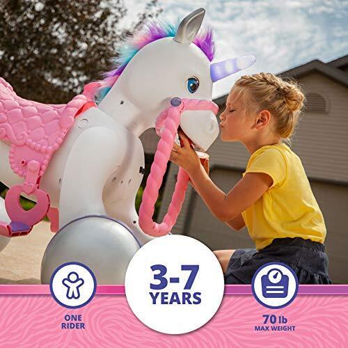Load image into Gallery viewer, 12 Volt Ride-On Toy for Toddlers and Kids - Rideamal Unicorn with a Maximum Rider Weight of 70lbs
