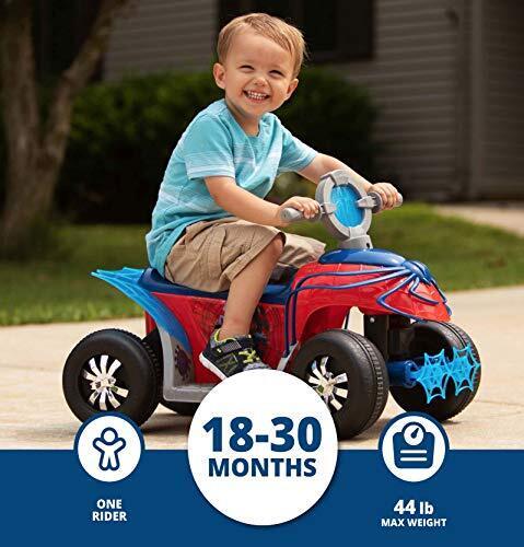 Load image into Gallery viewer, Marvel&#39;s Spider-Man Premium Toddler Quad Ride-On for Kids 18-30 Months by Kid Trax
