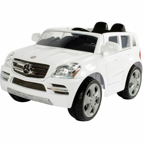 Rev Up Your Child's Playtime with the 6V Mercedes-Benz GL450 SUV Ride-On in White