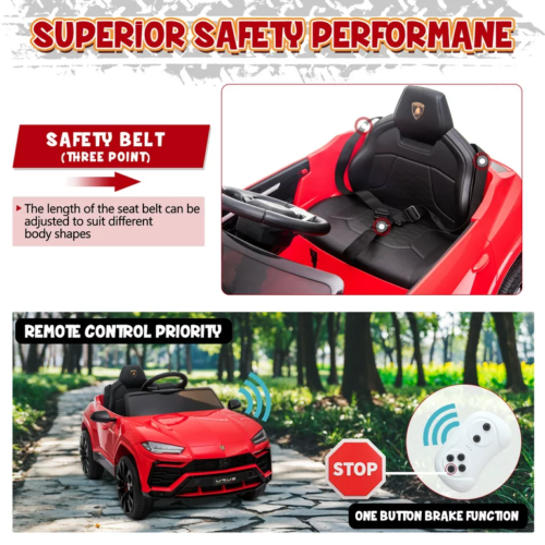 Load image into Gallery viewer, Licensed Lamborghini Urus Kids Ride-On Truck with Remote Control - 12V Battery Powered
