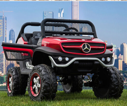 Load image into Gallery viewer, Mercedes Unimog ATV Truck Children&#39;s Ride-On Battery Operated Electric Vehicle with Remote Control
