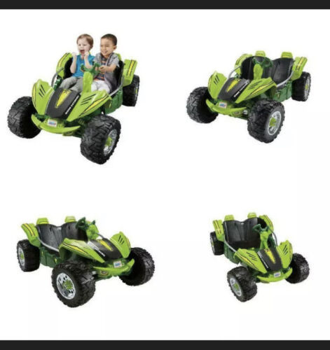 Load image into Gallery viewer, 12V Power Wheels Dune Racer Extreme Electric Ride-On Car for Children GREEN Brand New
