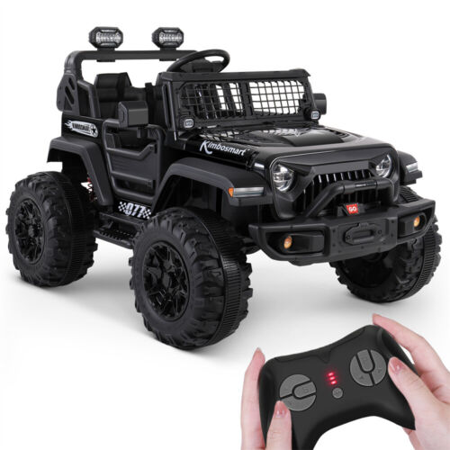 Load image into Gallery viewer, Kimbosmart Ebony 24V Children&#39;s Ride-On Car Double Seater Electric Toy Truck with Remote Control
