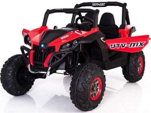 Load image into Gallery viewer, 12v Red Mini Moto UTV 4x4 with Remote Control (2.4ghz RC)
