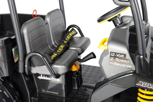 Peg Perego John Deere Gator XUV in Sleek Midnight Black - 12-Volt Battery-Powered Ride-On Vehicle