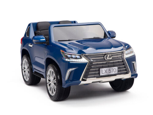 Blue 24V Power Lexus 570 Kids Electric Ride-on SUV with 4x4 Capability and EVA Rubber Tires