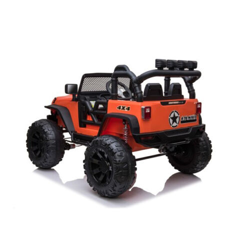 Load image into Gallery viewer, Orange Dual Control Kids Ride-on Vehicle with 40W*2 12V9AH*1 Power Supply
