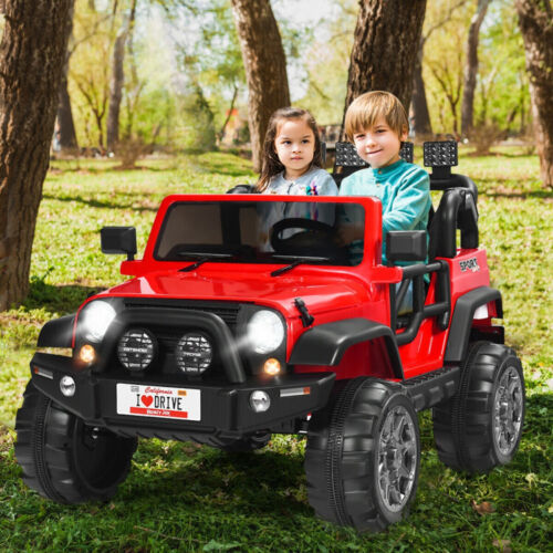 Load image into Gallery viewer, 2-Seater Remote Control Ride-On Truck with Storage Room - 12V

