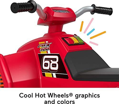 Load image into Gallery viewer, Rev up the Fun with the Hot Wheels Racing ATV: A Multi-Terrain Ride-On with Reverse Gear
