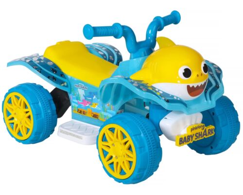 Load image into Gallery viewer, Electric Baby Shark Quad for Kids Ages 2-5
